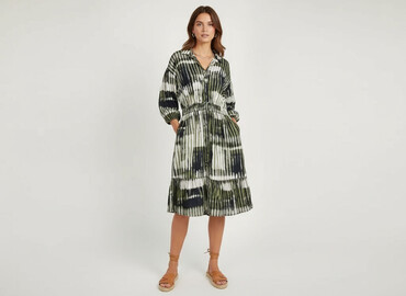 sukienki dla puszystych na wesele modne wzory: Wibs, Women`s dress, size L