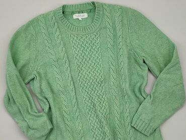 bluzki z okrągłym kołnierzykiem: Sweter, L, stan - Dobry