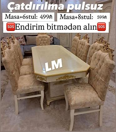 piknik stul: Qonaq otağı üçün, Yeni, 6 stul — 1
