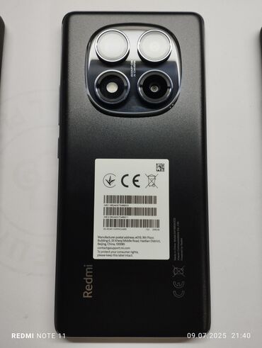 ноутбук бишкек цена: Redmi, Redmi Note 14 Pro, Новый, 256 ГБ, цвет - Черный, 2 SIM