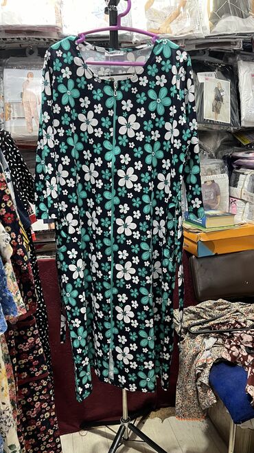 Халаты: Летний халат 100%хлопок. Размеры 42 до 60 Адрес: рынок Орто-Сай — 2