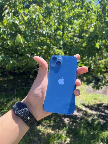 apple watxh: IPhone 13, Новый, 256 ГБ, Синий, Защитное стекло, Чехол, Кабель
