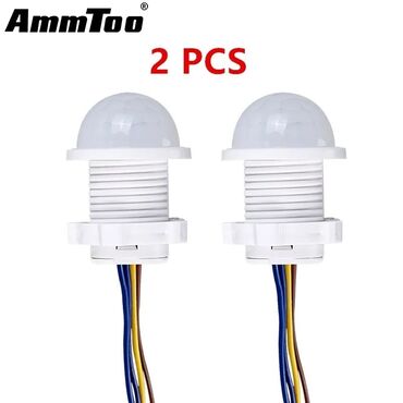 sensorlu lampa: 2 infraqırmızı hərəkət sensoru - 110-220 V ✅ Daxili və xarici