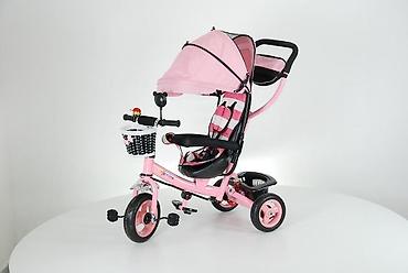 vespa za devojcice: Tricikl 000009 – Roze (Šifra proizvoda: 000009-60) Multifunkcionalni — 3