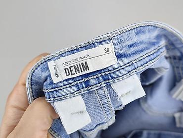 jeansy cargo: Denim, Jeansy damskie, rozmiar S — 4