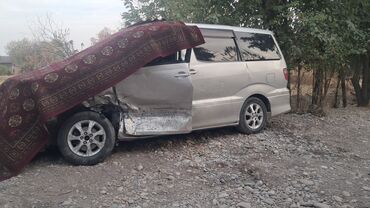 купить чехол на машину: Toyota Alphard (первое поколение), правый руль, серебристый минивэн