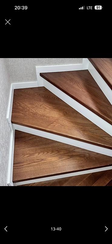 Деревянные лестницы: Деревянная лестница Для дома, Бесплатная доставка, Вид дерева: Лиственница, Форма лестницы: Прямая, Стиль: Лофт — 14