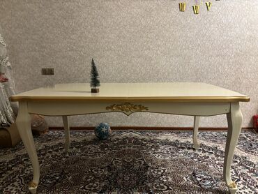 Masa və oturacaq dəstləri: Yemək otağı dəsti – masa və stullar - Klassik üslubda yemək masası — 16