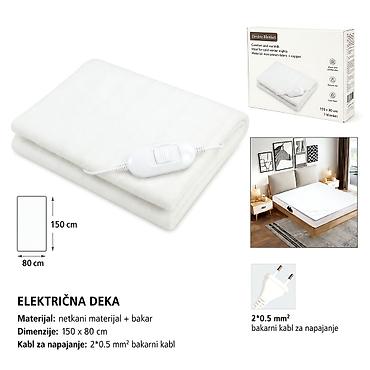 KMT Električno ćebe sa mehaničkim prekidačem 2905020 Opis: Električno