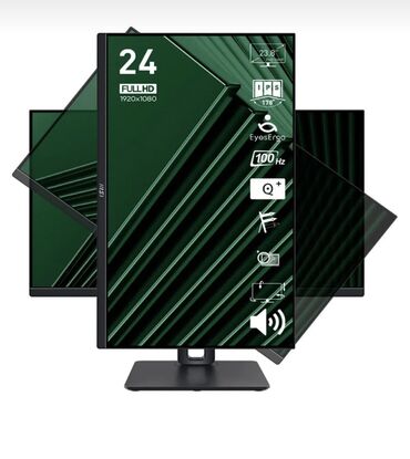 Monitorlar: Msi Pro MP245PG 100Hz Monitor * Ekran Ölçüsü: 23.8 düym * Yeniləmə