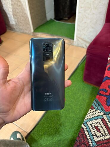 philips xenium 9@9g: Xiaomi Redmi Note 9, 64 GB, rəng - Qara, 
 Barmaq izi
