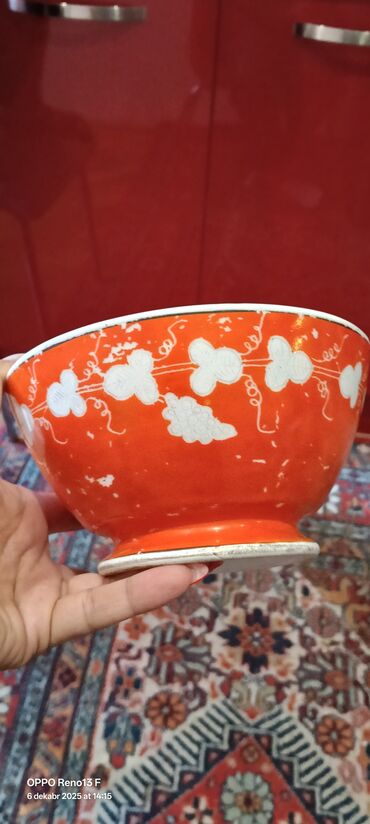 Digər dəstlər və servizlər: Porselen dekorativ dəst - Tərkib: 1 ədəd iri vaza və 2 ədəd kase — 6