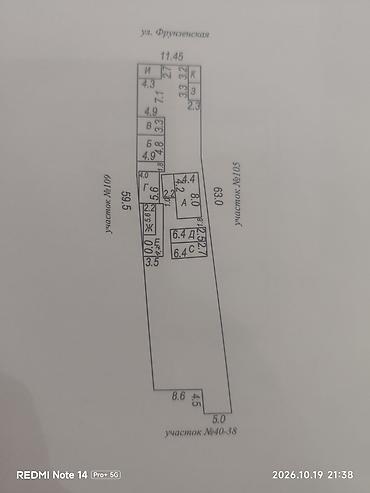 реалии: 3 комнаты, 36 м², 7 соток, Кара-Балта, Собственник — 8