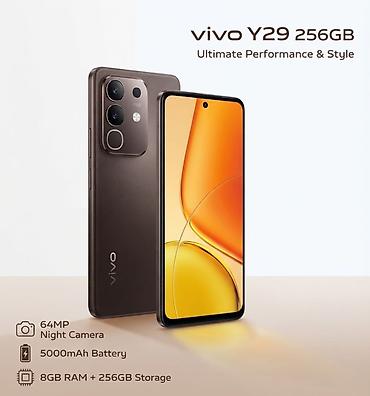 Мобильные телефоны и аксессуары: Vivo V29, Новый, 256 ГБ, цвет - Коричневый, В рассрочку — 1