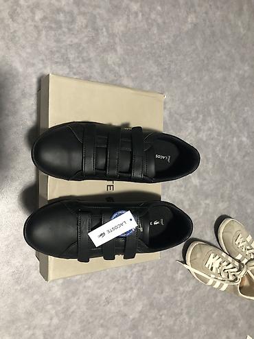 кроксы женские: Кроссовки, 40, Lacoste, Новый, цвет - Черный, Самовывоз — 1