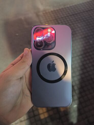 Apple iPhone: IPhone 14 Pro, 256 GB, Deep Purple, Face ID