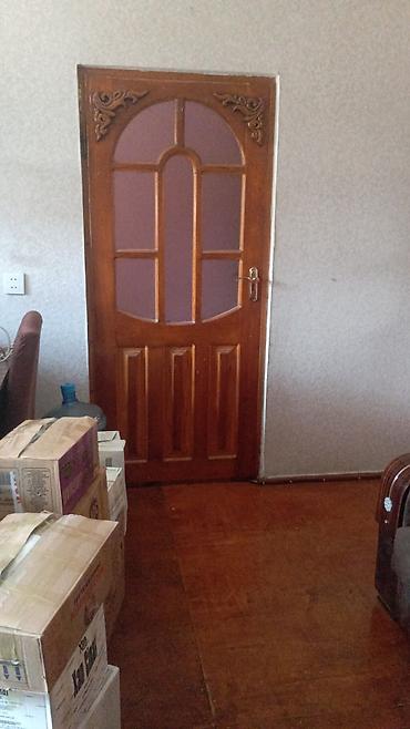 qap qara şəkil: Taxta otaq qapısı - Material: təbii ağac (rəngi – qəhvəyi — 1