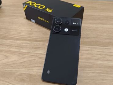 телефон realme: Poco X6, Новый, 512 ГБ, цвет - Черный, 2 SIM