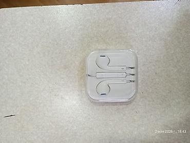 iphone qulaqlıq simli: Yeni Simli Qulaqcıqlar, Apple, rəng - Ağ — 1
