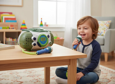 Minidisk və disk pleyerlər: Uşaq üçün CD pleyer və mikrofonlu karaoke qurğusu - Rənglər — 1