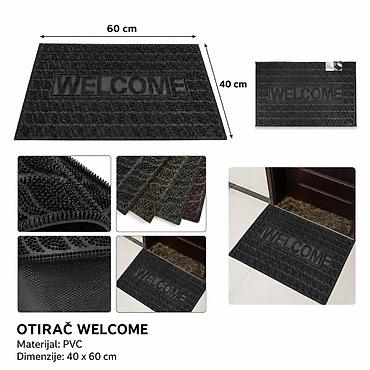 KMT Pravougaona podna prostirka 3283665 – otirač “WELCOME” - Namena