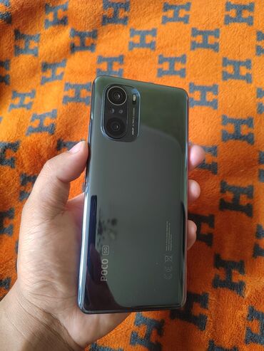 наушник mi: Poco F3, Колдонулган, 128 ГБ, түсү - Кара, 2 SIM