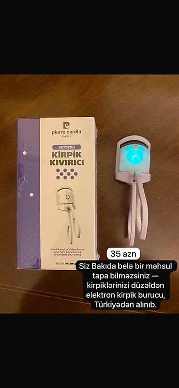 yonca sep: Pierre Cardin Paris – İsiticili kiprik bükən (Kirpik Kıvırıcı) Bakida — 1