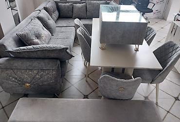 kamot guzgu: Mebel dəsti – qonaq və yataq otağı üçün tam komplekt Tərkib: - Yumşaq — 7
