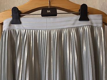 Юбки: Плиссированная юбка с эффектом металлик Бренд: Mango Размер: M/L Цвет — 10