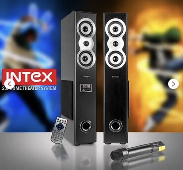 Minidisk və disk pleyerlər: Yeni Kolonka, Növ - Ev kinoteatrı üçün, rəng - Qara