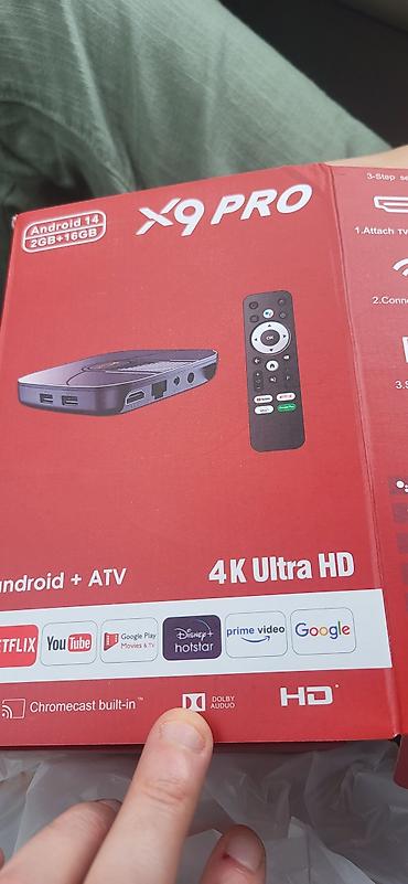 star tv: STAR X9 PRO Android TV Box - Platforma: Android 14, Android TV (ATV) — 2
