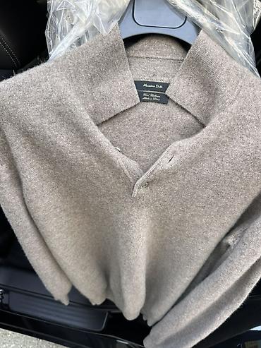 kaşmir: Sviter, Massimo Dutti, M, rəng - Qəhvəyi — 2