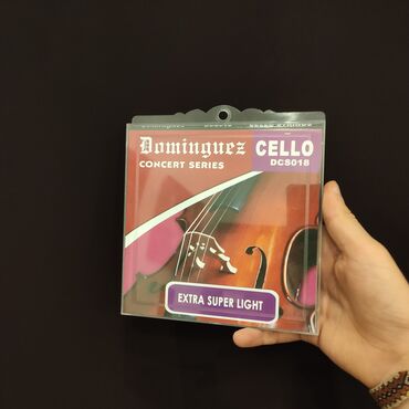 skripka: Violonçel simləri Dominguez DCS018 Keyfiyyətli səs və rezonans