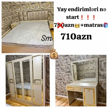 Yataq desti rəng seçimi var