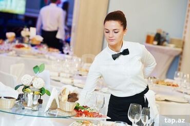 ofisiant is elanlari 2020: Ofisiant tələb olunur, Restoran, Gündəlik ödəniş, 18-29 yaş, 3-5 illik təcrübə