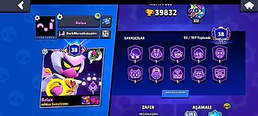 Brawl Stars hesabı – yüksək səviyyəli profil - Kupa: 39 832+ -