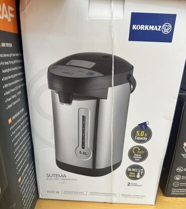 Elektrik çaydanları: Termopot Korkmaz, 5 l