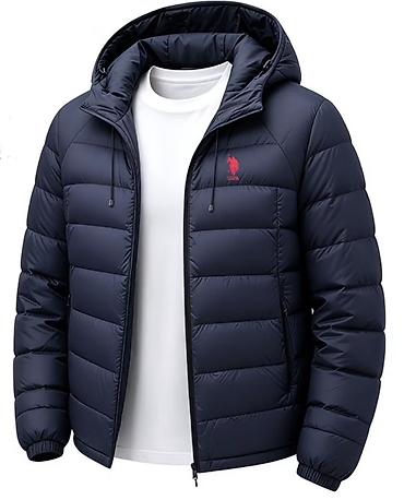 толстовка адидас: Мужская куртка, 2XL, Us Polo Assn, Новый, цвет - Синий, Самовывоз, Платная доставка — 1