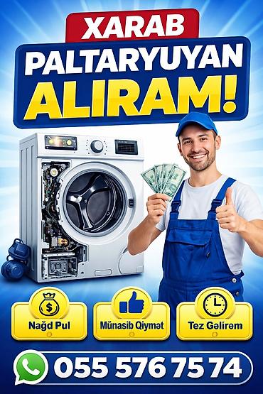 ariston aliram: Xarab paltaryuyanların alınması və məişət texnikasının yerində təmiri — 2