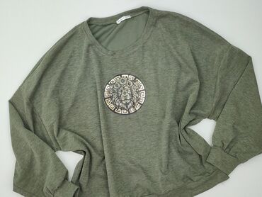 spodnie hello kitty piżama czarne: Women`s sweatshirt, size 9XL (EU 58)