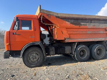 Аренда самосвала: Самосвал КАМАЗ, оранжевый, колесная формула 6×4. Основные — 8