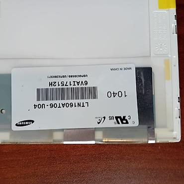 Комплектующие для ноутбуков: Samsung LTN160AT06-U04 noutbuk LCD ekran paneli toshiba A665 ücündə — 3