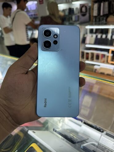 Redmi: Redmi, Redmi Note 12, Б/у, 128 ГБ, цвет - Синий, 2 SIM