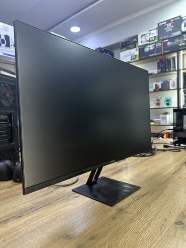 мониторы безрамочный сinema screen: Монитор, Xiaomi, Колдонулган, LED, 26" - 27"