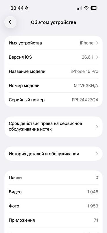 apple 15 pro: IPhone 15 Pro, Б/у, 256 ГБ, Blue Titanium — 6