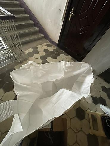 torba asfalt: Ağ rəngli böyük həcmli polipropilen “big-bag” kisə - Material: sıx — 6