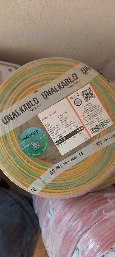 Elektrik kabelləri: Kabel 1x4 və 1 x2.5 orginal QR-kodla ÜNALKABLO elektrik kabelləri – — 3