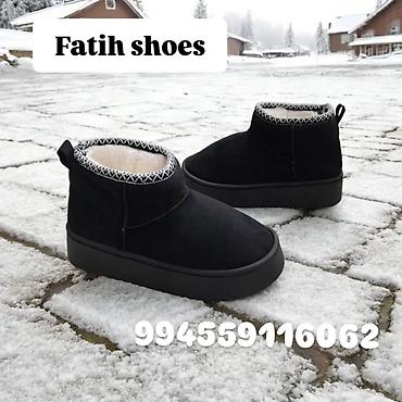 Uqqilər: Qısa boğazlı, isti qış botları - Model: “Fatih shoes” (şəkillərdə — 3