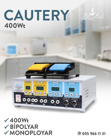 tibb çantası: Cauter 400 Watt – Bipolyar və Monopolar Rejimlərlə Maksimum İmkanlar!