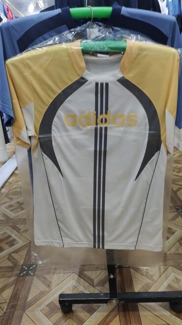 Футболки: Мужская футболка, S, M, L, Adidas, Новый, цвет - Белый, Платная доставка — 14